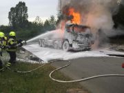 Brand LKW